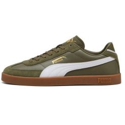 Sneakers Puma Club Ii Era. Zielone obuwie sportowe casual damskie Puma, z zamszu, trekkingowe. Za 390.00 zł.