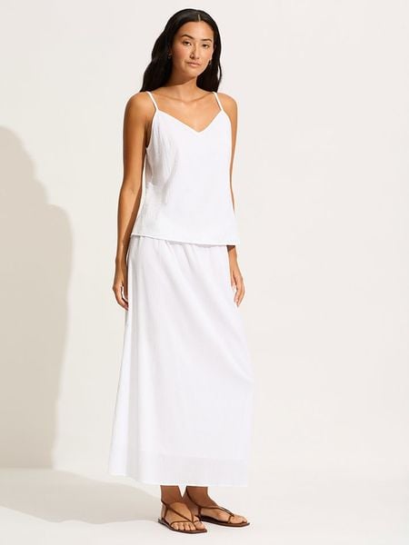 Seafolly Spódnica w kolorze białym rozmiar: S. Białe spódnice damskie Seafolly, na co dzień, s, bez wzorów, z bawełny, maxi. Za 127.65 zł.