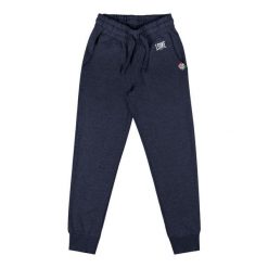 Spodnie dresowe z bawełna z sznurek regulacyjny na co dzień. Niebieskie spodnie dresowe damskie LEONE 1947 APPAREL, bez wzorów, z bawełny. W wyprzedaży za 67.30 zł.