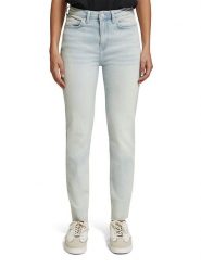 Scotch & Soda Dżinsy - Slim fit - w kolorze błękitnym rozmiar: W30/L32. Niebieskie jeansy damskie Scotch & Soda. Za 202.03 zł.
