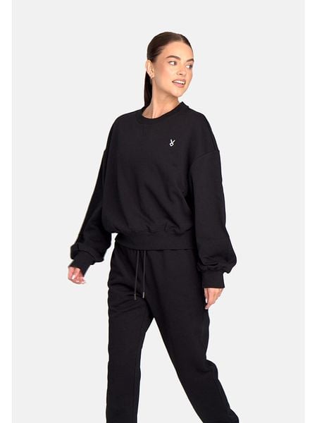 Cardio Bunny Bluza w kolorze czarnym rozmiar: S. Czarne bluzy damskie Cardio Bunny, s, bez wzorów, z bawełny, bez kaptura. Za 85.38 zł.