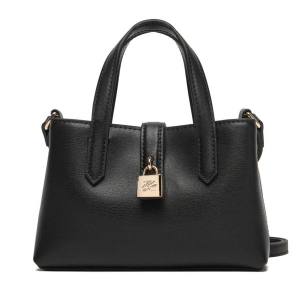 Torebka KARL LAGERFELD. Czarne torebki klasyczne damskie KARL LAGERFELD, bez dodatków. Za 849.99 zł.