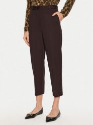 ViCOLO Spodnie materiałowe TS0102 Brązowy Regular Fit. Brązowe spodnie materiałowe damskie ViCOLO, bez wzorów, z materiału. Za 149.99 zł.
