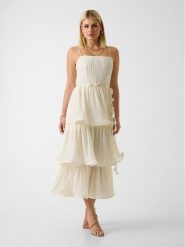 Guess Sukienka codzienna 181309 Biały Classic Fit. Białe sukienki damskie Guess, z aplikacjami, bez ramiączek. Za 989.99 zł.