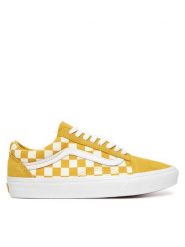 Vans Tenisówki Old Skool Checkerboard VN000DB3ZX71 Żółty. Żółte trampki damskie Vans, bez wzorów, z materiału, bez zapięcia. Za 319.99 zł.