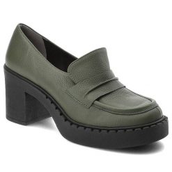 Zielone Półbuty Armodo Modne Obuwie Damskie. Zielone półbuty damskie Armodo, na wiosnę, bez wzorów, z jeansu, bez obcasa, bez zapięcia. Za 329.00 zł.