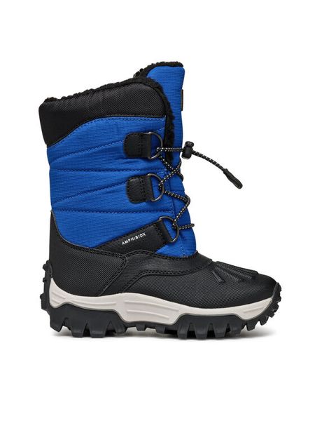 Geox Śniegowce J Himalaya Boy B Abx J46FRA 0FU50 C0042 M Niebieski. Niebieskie buty zimowe chłopięce Geox, ze skóry, bez zapięcia. Za 399.99 zł.