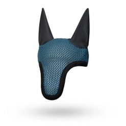 Czapka z muchą dla koni Galop Wear Velvet. Niebieskie czapki damskie GALOP WEAR, bez wzorów, z materiału. Za 119.00 zł.
