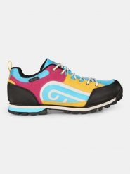 Kilpi Buty trekkingowe "Specter" w kolorze błękitno-żółto-różowym rozmiar: 41. Niebieskie obuwie trekkingowe damskie Kilpi, bez zapięcia. Za 284.15 zł.
