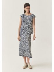 TATUUM Bluzka w kolorze granatowo-białym rozmiar: 44. Niebieskie bluzki damskie TATUUM, bez wzorów, z wiskozy, bez kołnierzyka, bez ramiączek. Za 100.28 zł.