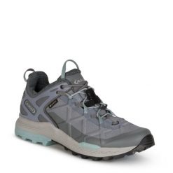 Buty sportowe trekkingowe damskie Aku Rocket Gore-tex wygodne lekkie. Fioletowe obuwie trekkingowe damskie Aku, z gore-texu, bez zapięcia. Za 319.00 zł.