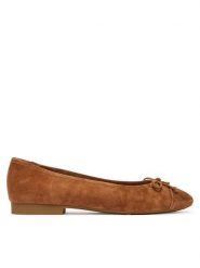 MICHAEL Michael Kors Baleriny Piper 40T6PIFP1S Brązowy. Brązowe balerinki damskie MICHAEL Michael Kors, bez wzorów, ze skóry. Za 609.99 zł.
