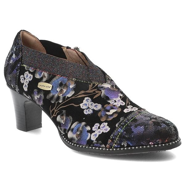 Niebieskie Półbuty Laura Vita Eleganckie Obuwie Damskie Premium. Niebieskie półbuty damskie LAURA VITA, bez wzorów, bez obcasa, na obcasie, bez zapięcia. Za 335.99 zł.