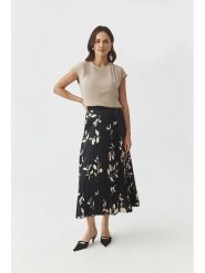 TATUUM Spódnica w kolorze czarno-kremowym rozmiar: S. Czarne spódnice damskie TATUUM, s, bez wzorów, maxi. Za 170.87 zł.