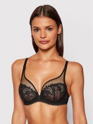 Simone Pérèle Biustonosz z fiszbiną Wish 12B319 Czarny. Czarne biustonosze Simone Pérèle, bez wzorów, z syntetyku. Za 249.99 zł.