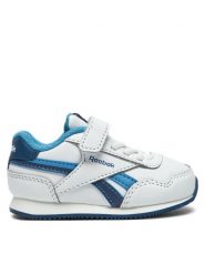 Reebok Sneakersy Royal Cl Jog 3.0 1V 100044509 / GW5280 Biały. Białe buty sportowe chłopięce Reebok, ze skóry, bez zapięcia. Za 89.99 zł.