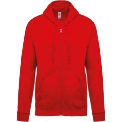 Bluza z kapturem na zamek Kariban Molleton. Szare bluzy damskie KARIBAN, xl, bez wzorów, z bawełny, z kapturem. Za 158.50 zł.