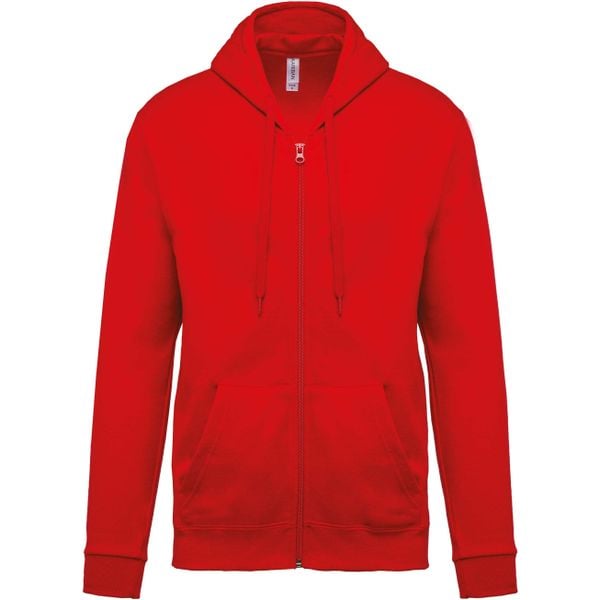 Bluza z kapturem na zamek Kariban Molleton. Szare bluzy damskie KARIBAN, xl, bez wzorów, z bawełny, z kapturem. Za 158.50 zł.