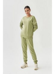 TATUUM Spodnie dresowe w kolorze jasnozielonym rozmiar: M. Zielone spodnie dresowe damskie TATUUM, m, bez wzorów, z dresówki. Za 196.24 zł.