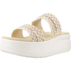 Sandały HEY DUDE AUSTIN SLIDE WOVEN BOULDER Beżowy. Brązowe sandały damskie Hey dude, bez wzorów, z tkaniny, bez obcasa, bez zapięcia. Za 204.99 zł.