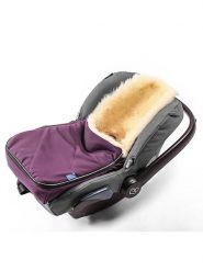 Hofbrucker Śpiworek "Maxi" w kolorze fioletowym z wełny jagnięcej - 80 x 30 cm rozmiar: onesize. Różowe akcesoria do wózków Hofbrucker. Za 463.38 zł.