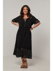 Curvy Lady Sukienka w kolorze czarnym rozmiar: 44/46. Czarne sukienki damskie Curvy Lady, bez wzorów, z koronki, klasyczne, bez ramiączek. Za 175.67 zł.