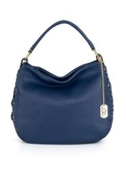Anna Morellini Skórzana torebka "Sylvana" w kolorze granatowym - 33 x 30 x 11 cm rozmiar: onesize. Niebieskie torebki klasyczne damskie Anna Morellini, z materiału, bez dodatków. Za 260.99 zł.