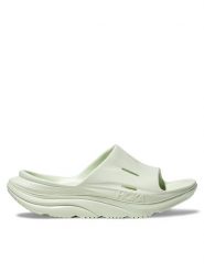 Hoka Klapki Ora Recovery Slide 3 1135061 Zielony. Zielone klapki damskie HOKA, bez wzorów, z syntetyku, bez obcasa, bez zapięcia. Za 299.99 zł.