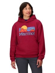 Marmot Bluza "Coastal" w kolorze czerwonym rozmiar: XS. Czerwone bluzy damskie Marmot, xs, bez wzorów, z kapturem. Za 130.99 zł.