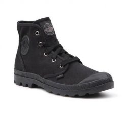 Buty do chodzenia damskie Palladium Pampa HI. Czarne obuwie sportowe casual damskie Palladium, z gumy, trekkingowe. Za 459.00 zł.