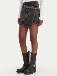 HUGO Spódnica mini Galaxy 50559270 Czarny. Czarne spódnice damskie Hugo, xs, bez wzorów, z bawełny, mini. Za 449.99 zł.