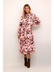 Cream Sukienka "Elena" w kolorze czarno-jasnoróżowym rozmiar: 34. Różowe sukienki damskie Cream, bez wzorów, z wiskozy, bez ramiączek. Za 140.86 zł.