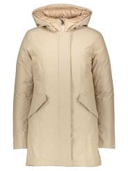 Woolrich Płaszcz zimowy w kolorze beżowym rozmiar: M. Brązowe płaszcze damskie Woolrich, na zimę, m, bez wzorów, bez kaptura. Za 1,317.81 zł.