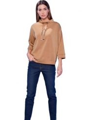 Heine Bluza w kolorze beżowym rozmiar: 44. Brązowe bluzy damskie Heine, bez wzorów, bez kaptura. Za 68.95 zł.
