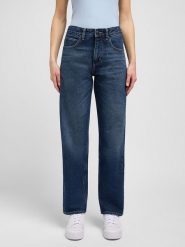 Lee Dżinsy "Rider" - Comfort fit - w kolorze granatowym rozmiar: W31/L33. Niebieskie jeansy damskie Lee, z podwyższonym stanem. Za 157.35 zł.