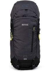 Regatta Plecak turystyczny "Highton V2" w kolorze antracytowym - 65 l rozmiar: onesize. Czarne plecaki Regatta, bez wzorów, z materiału. Za 299.37 zł.