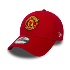 Czapka z daszkiem Manchester United - licencjonowana New Era. Czerwone czapki z daszkiem damskie New Era, na wiosnę, bez wzorów. Za 139.00 zł.