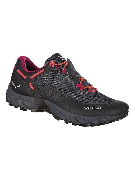 Salewa Buty turystyczne "Speed Beat GTX" w kolorze antracytowym rozmiar: 40. Czarne obuwie trekkingowe damskie Salewa, z gore-texu, bez zapięcia. Za 320.63 zł.