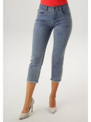 Aniston Dżinsy - Skinny fit - w kolorze niebieskim rozmiar: 38. Niebieskie jeansy damskie Aniston. Za 100.99 zł.