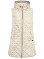 Camel Active Kamizelka pikowana w kolorze kremowym rozmiar: 44. Brązowe kamizelki damskie Camel Active, bez wzorów, bez kaptura. Za 278.95 zł.
