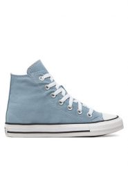 Converse Trampki Chuck Taylor All Star A08579C Błękitny. Niebieskie trampki damskie Converse, bez wzorów, z materiału, bez zapięcia. W wyprzedaży za 219.99 zł.