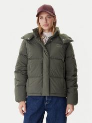 Tommy Jeans Kurtka puchowa Alaska DW0DW21623 Zielony Relaxed Fit. Zielone kurtki damskie Tommy Jeans, m, bez wzorów, z jeansu, bez kaptura. Za 879.99 zł.