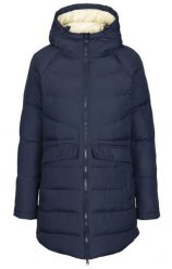 2058 Judda - Damska kurtka ocieplana Navy. Niebieskie kurtki damskie 2117 OF SWEDEN, xl, bez wzorów, z kapturem. Za 272.05 zł.