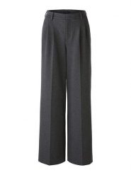 Oui Spodnie w kolorze antracytowym rozmiar: 44. Czarne spodnie materiałowe damskie Oui, bez wzorów, z materiału. Za 184.46 zł.