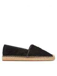 KARL LAGERFELD Espadryle Kamini KL80121A Czarny. Czarne espadryle damskie KARL LAGERFELD, bez wzorów, z materiału, bez obcasa. Za 359.99 zł.