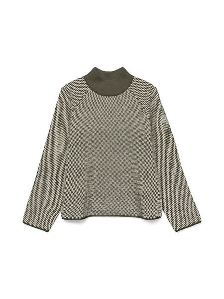 Vero Moda Sweter w kolorze khaki rozmiar: XL. Brązowe swetry klasyczne damskie Vero Moda, xl, bez kołnierzyka. Za 104.99 zł.