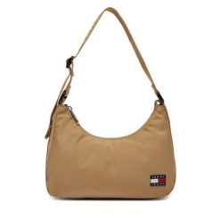 Torebka Tommy Jeans. Brązowe torebki klasyczne damskie Tommy Jeans, z jeansu, bez dodatków. Za 179.99 zł.
