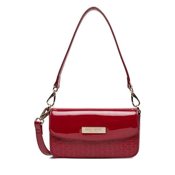 Torebka Nine West. Czerwone torebki klasyczne damskie Nine West, bez dodatków. Za 169.99 zł.