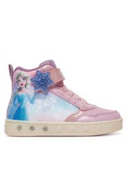 Geox Sneakersy J Skylin J568WF 0ANAJ C8004 M Różowy. Czerwone buty sportowe dziewczęce Geox, ze skóry, bez zapięcia. Za 239.99 zł.