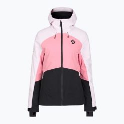Kurtka narciarska damska SCOTT Ultimate Dryo 10. Czerwone kurtki damskie Scott, na zimę, l, bez wzorów, z materiału, bez kaptura. Za 899.99 zł.